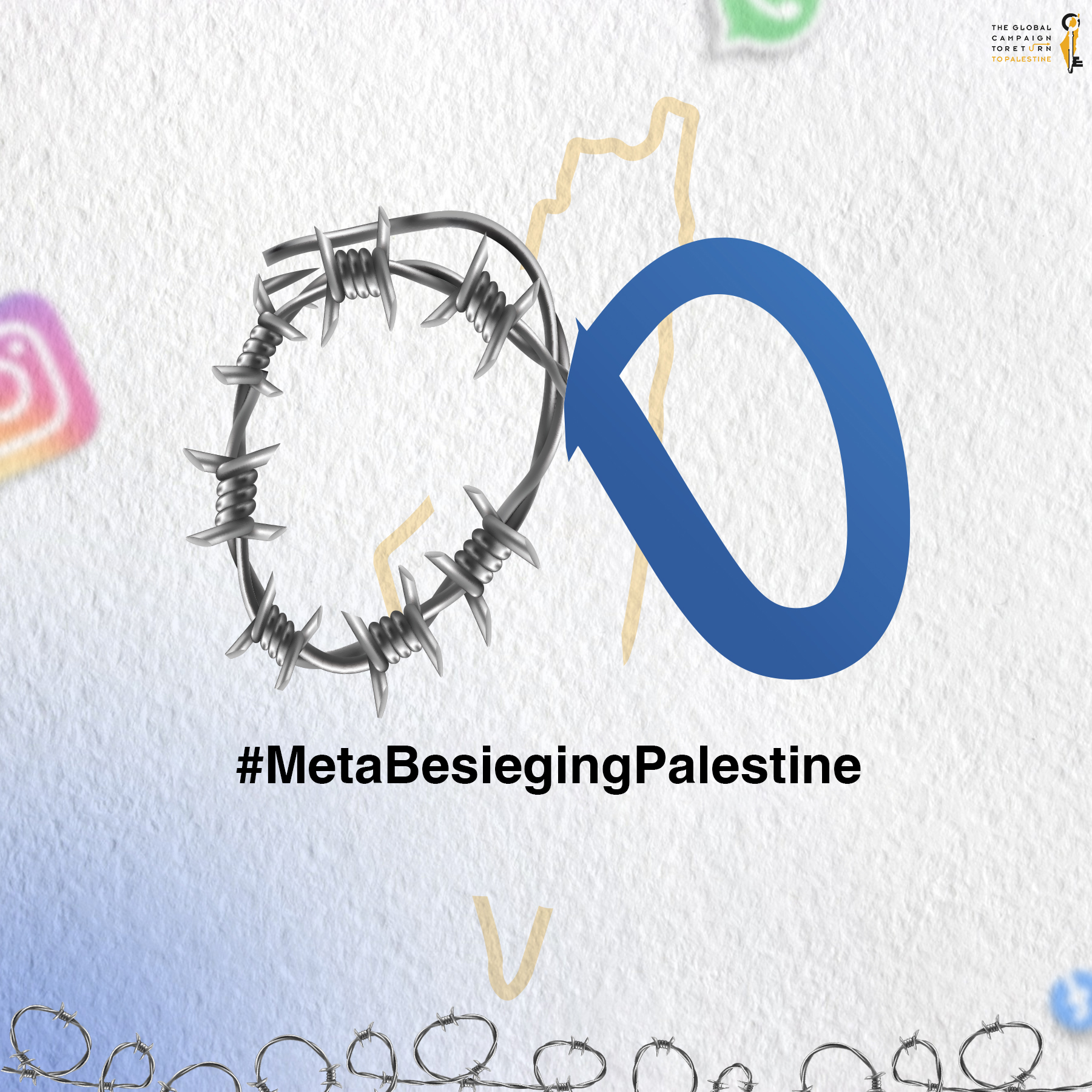Meta Besieging Palestine