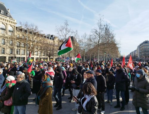 آلاف المتظاهرين في باريس دعما للفلسطينيين