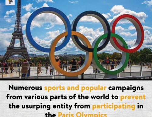 A Global Campaigns to Prevent the Usurping Entity from Participating in the Paris Olympics