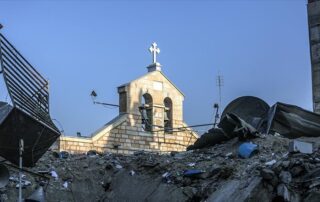 Easter Bells Ring in Wounded Gaza... As Christians Hearts Bleed across Palestine