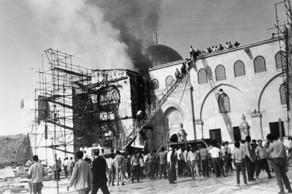 The Arson of Al-Aqsa, 1969… The Flames of Judaization Still Burning