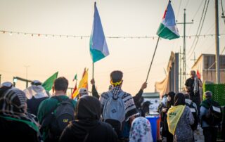 The Al-Aqsa Call Tent on Day Three: Palestine’s Pulse Beats Along the Arbaeen Path