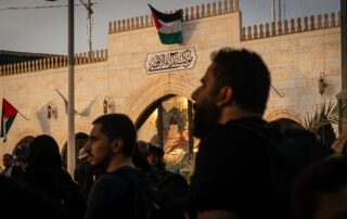 في يومه الثامن… موكب “نداء الأقصى” يخصّص وقفة تضامنية مع إعلاميي غزة