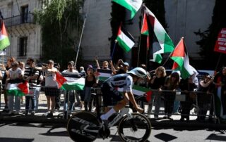 La Vuelta is Canceled in Madrid… after Massive Protests Rejecting the Participation of the Usurping Entity
