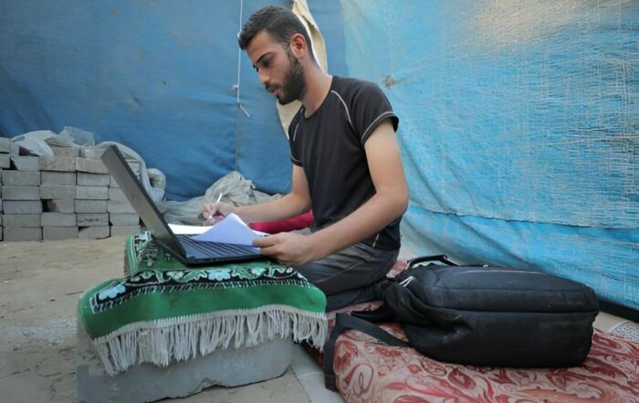 Gaza Rejoices Amid the Rubble… High School Students Declare the Triumph of Life