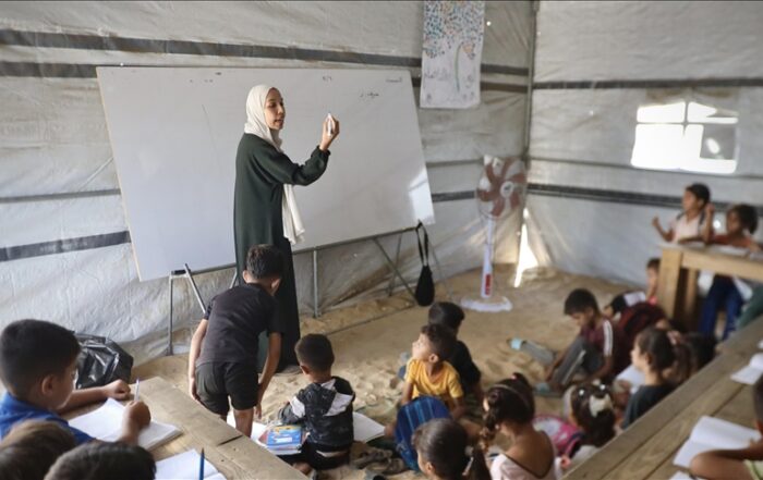 Gazan Children Writing Life from Beneath the Rubble