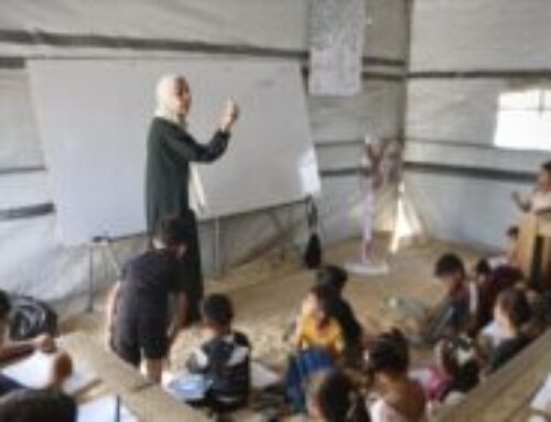 Gazan Children Writing Life from Beneath the Rubble